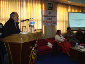 Guest Mr. Dipendra Purush Dhakal with his remarks
